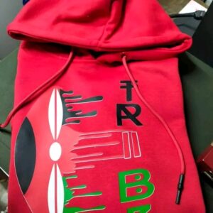 Red Heavy Football Hoodie in Kenya