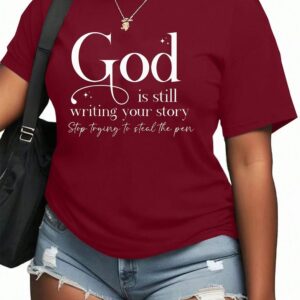 Maroon Faith Graphic T-Shirt in Kenya