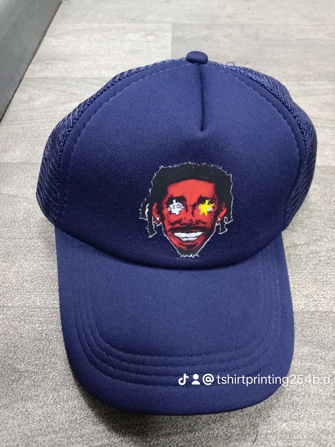 Yellow Black Trucker Cap in Kenya