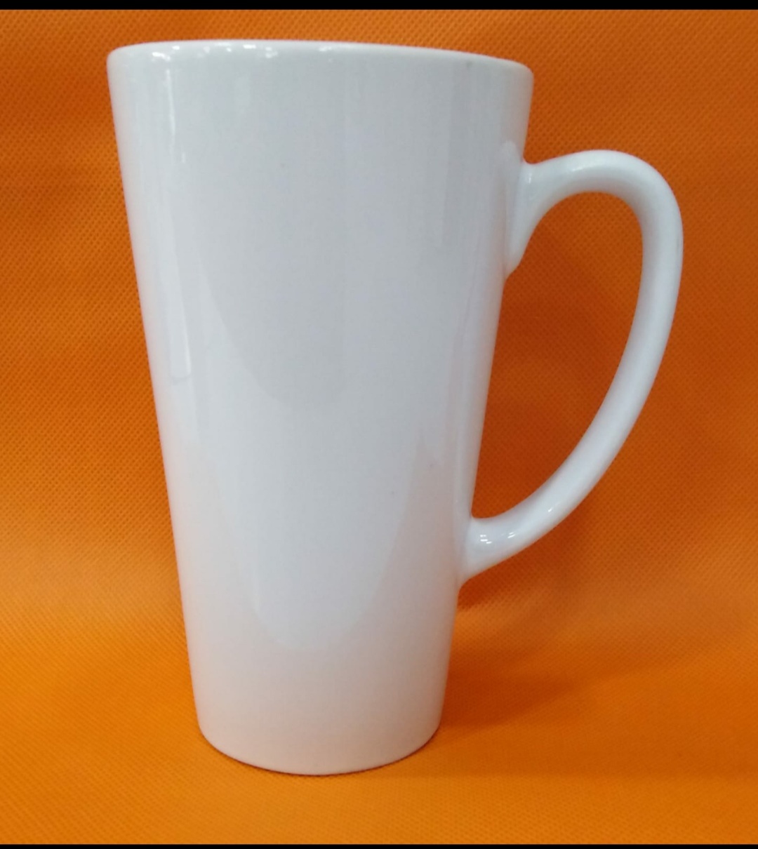 White Concave Mug in Kenya