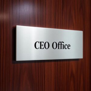 Corporate Office Door Sign in Kenya