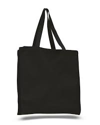 Black Plain Tote Bag in Kenya