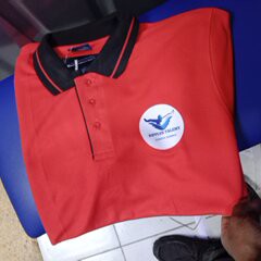 Red Branded Polo T-Shirt in Kenya