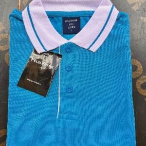 Blue Plain Polo T-Shirt in Kenya