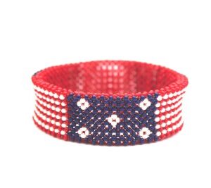 Beaded hand made bracelet