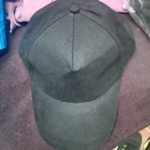 Black Plain Baseball Cap in Kenya