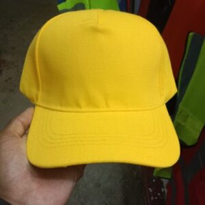 Yellow Plain Baseball Cap in Kenya