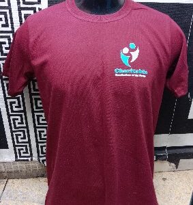 Maroon Custom Logo T-Shirt in Kenya