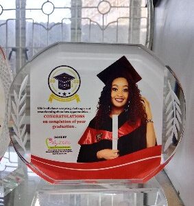 Graduation Photo Plaque in Kenya