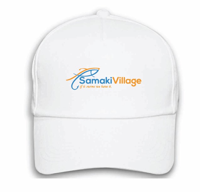 White Samaki Village Cap in Kenya