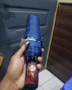 Blue Printed Foldable Umbrella in Kenya