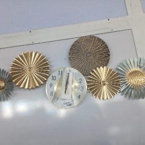 Gold Wall Clock Decor in Kenya