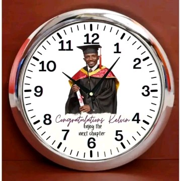 Personalized Graduation Photo Clock in Kenya