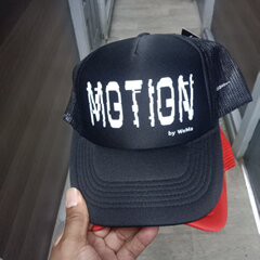 Black Motion Trucker Cap in Kenya