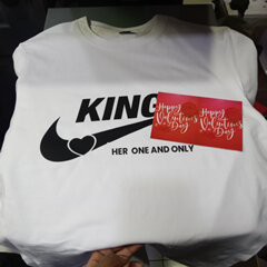 White King Couple T-Shirt in Kenya