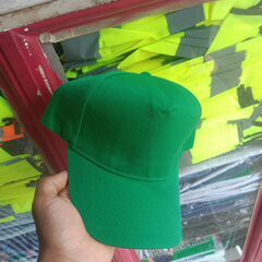 Green Plain Baseball Cap in Kenya