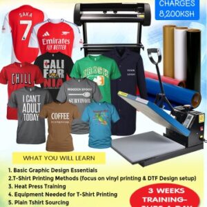 T-Shirt Printing Class Flyer in Kenya